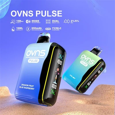 OVNS PULSE 15000 Puff 3 Mode Options Disposable Vape OVNS PULSE 15000 Puff 3 Mode Options Disposable Vape